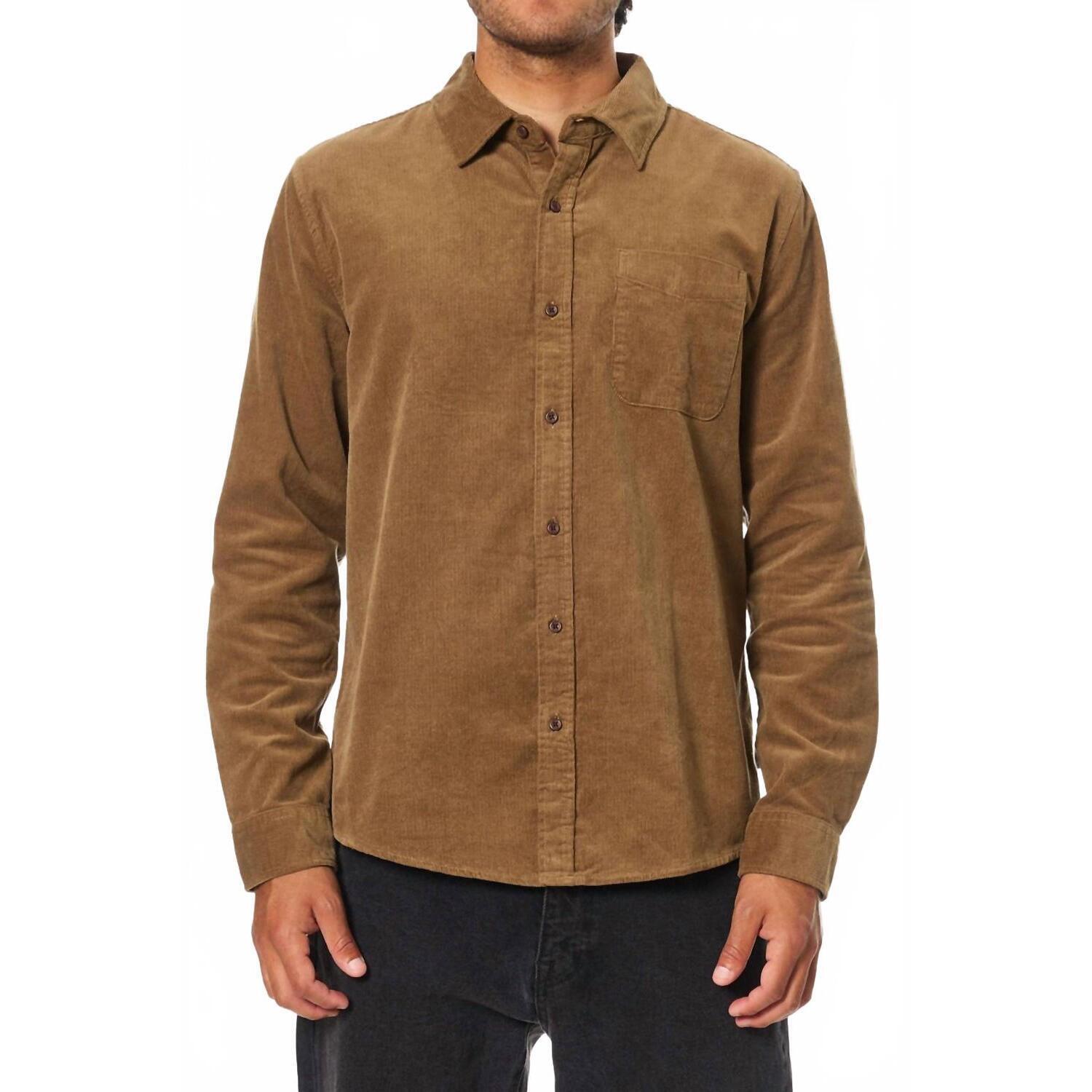 New Katin Granada 2 Button-Down Shirt In Light Brown